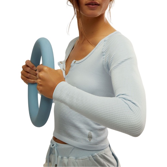 Free People FP Movement Bail Out Long Sleeve- Arctic Snow- XS/S - Picture 4 of 11